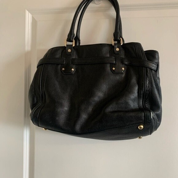 Michael Kors Hudson Tote Satchel Leather Bag - Picture 9 of 10